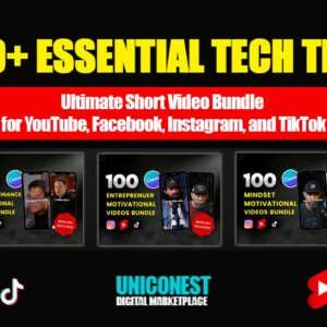 500+ Essential Tech Tips: Ultimate Short Video Bundle for YouTube, Facebook, Instagram, and TikTok